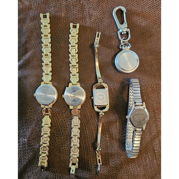 9 WATCHES Bundle Lot Women's As Is DIY Craft Project Untested Steampunk Project - Picture 4 of 9